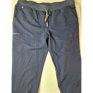 FIGS Tech Collection Zamora High Waist Yoga Scrub Pants Womens Sz 5XL/T Blue